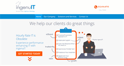 Desktop Screenshot of ingenuit.com