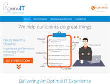 Tablet Screenshot of ingenuit.com